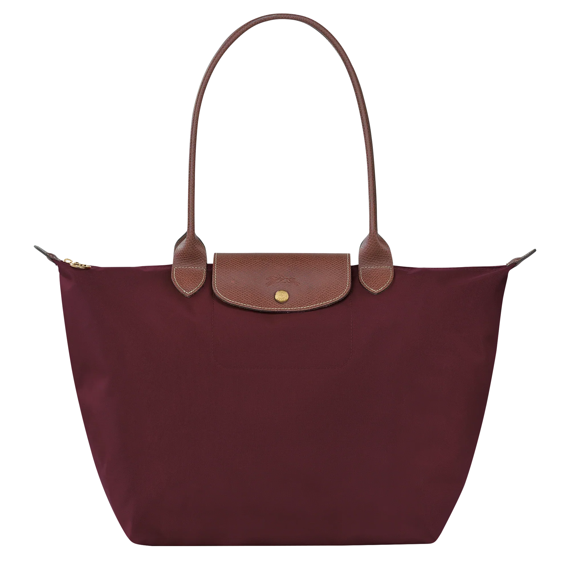 Large Pliage Tote, Burgundy