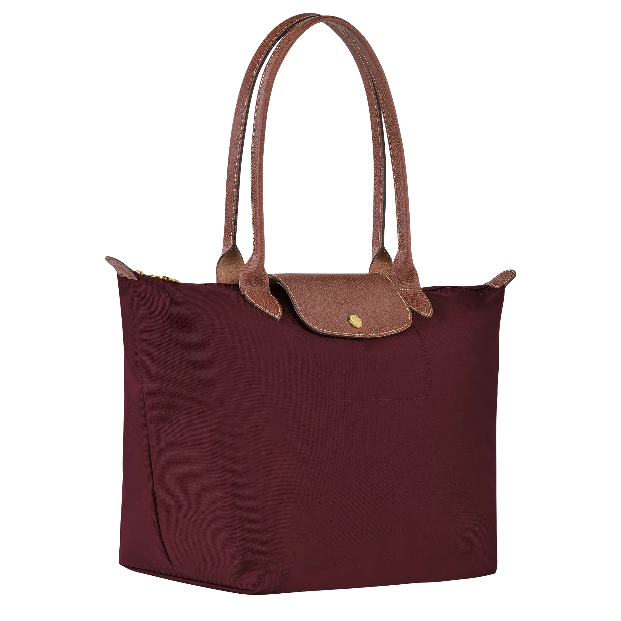 Large Pliage Tote, Burgundy