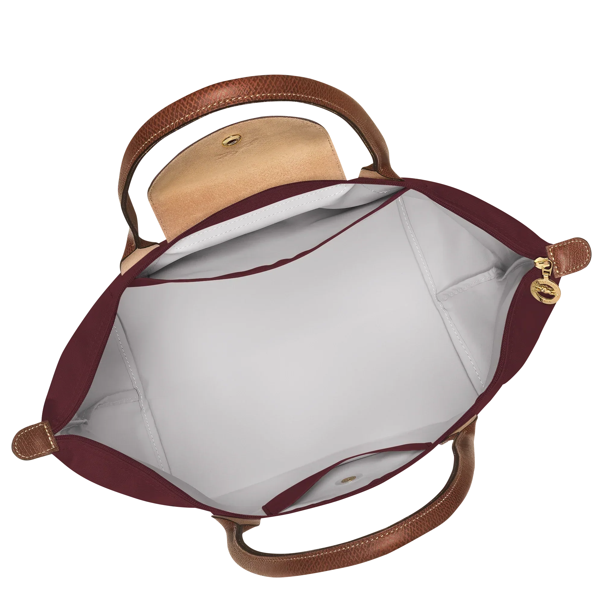 Large Pliage Tote, Burgundy