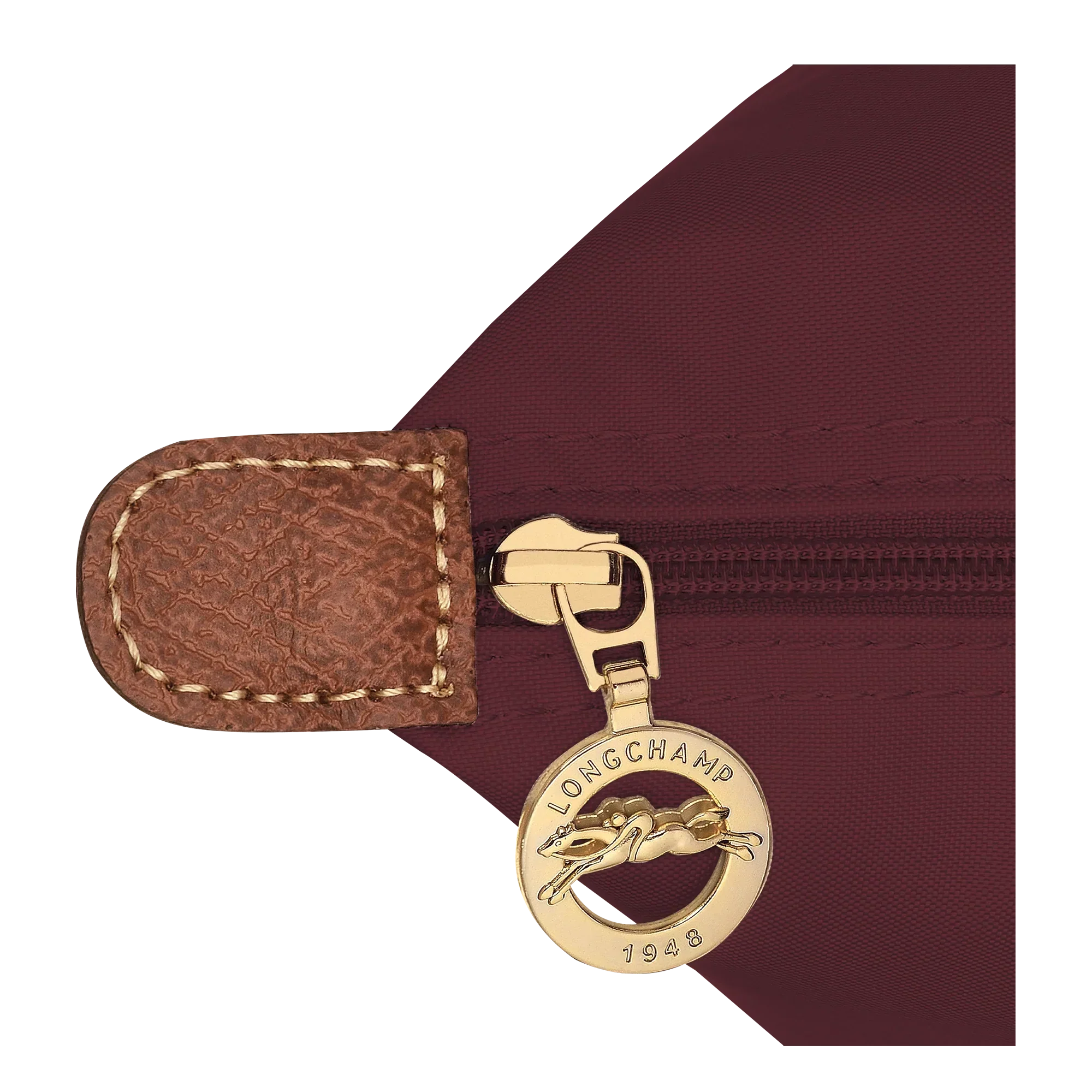 Large Pliage Tote, Burgundy