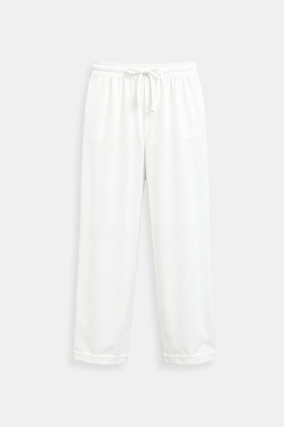 Old Money Elastic Waist Loose Drawstring Straight Leg Pants