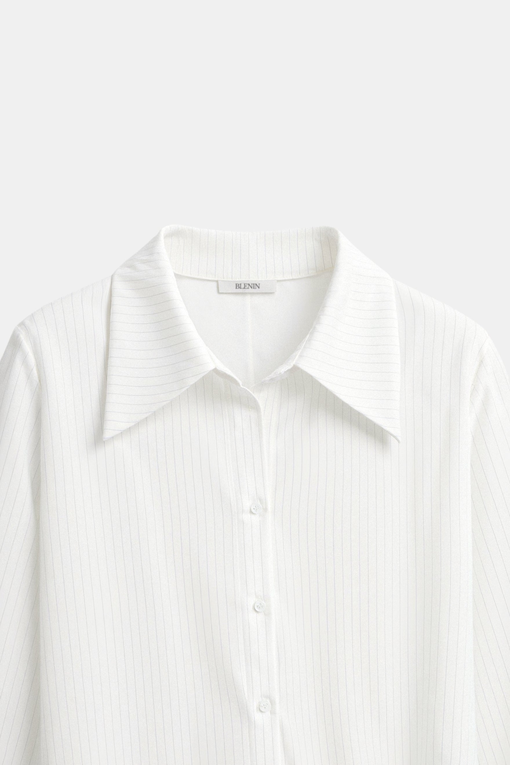 Old Money Elegant Striped Print Button Business Front Shirt