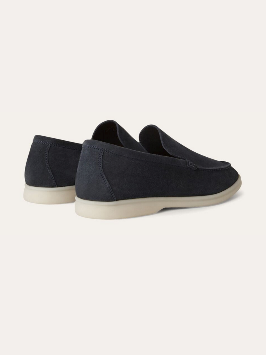 Refined Suede Loafers – Marine Blue